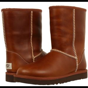 Leather UGG boots
